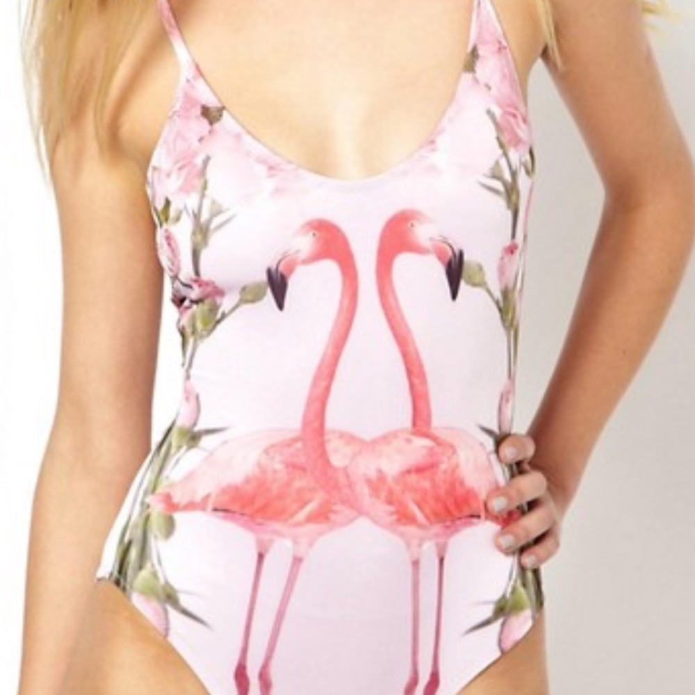 Wildfox Flamingo One-Piece